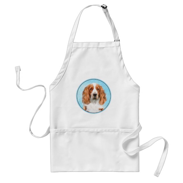 Welsh Springer Spanischmalerei - Original Dog Art Schürze (Vorne)