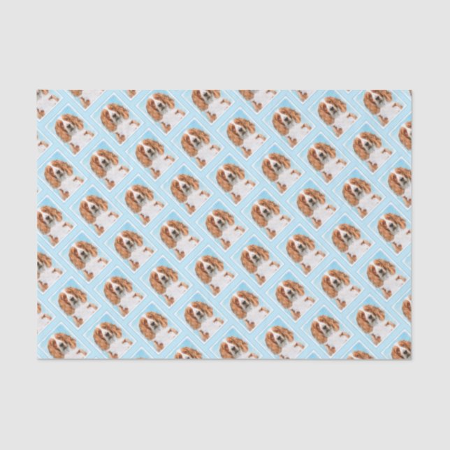 Welsh Springer Spanischmalerei - Original Dog Art Seidenpapier (Vorderseite)