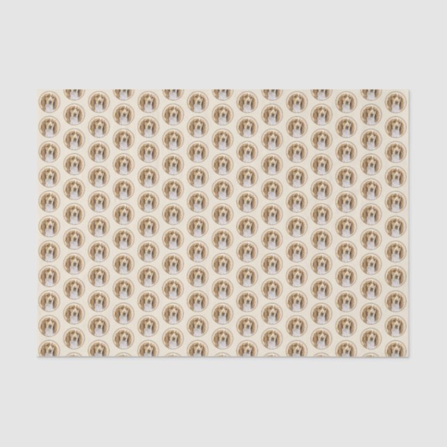 Welsh Springer Spanischmalerei - Original Dog Art Seidenpapier (Vorderseite)