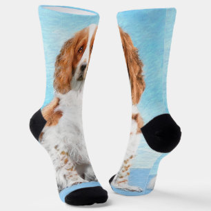 Welsh Springer Spanischmalerei - Original Dog Art Socken