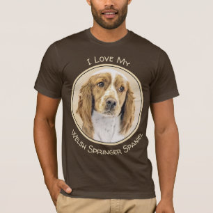 Welsh Springer Spanischmalerei - Original Dog Art T-Shirt