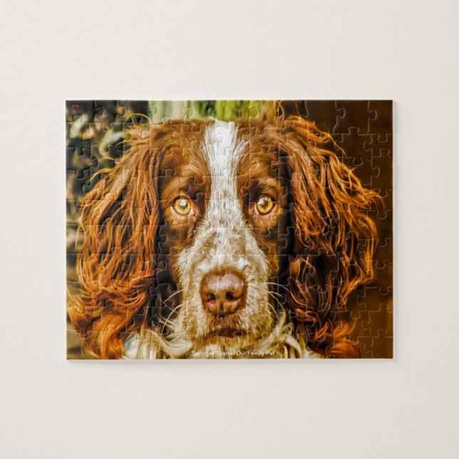 Welsh Springer unser Haustier Puzzle (Horizontal)