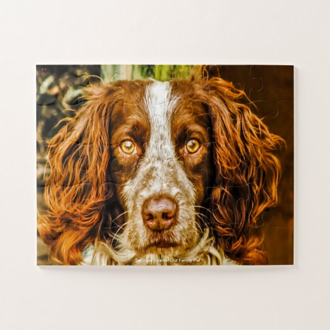 Welsh Springer unser Haustier Puzzle (Horizontal)