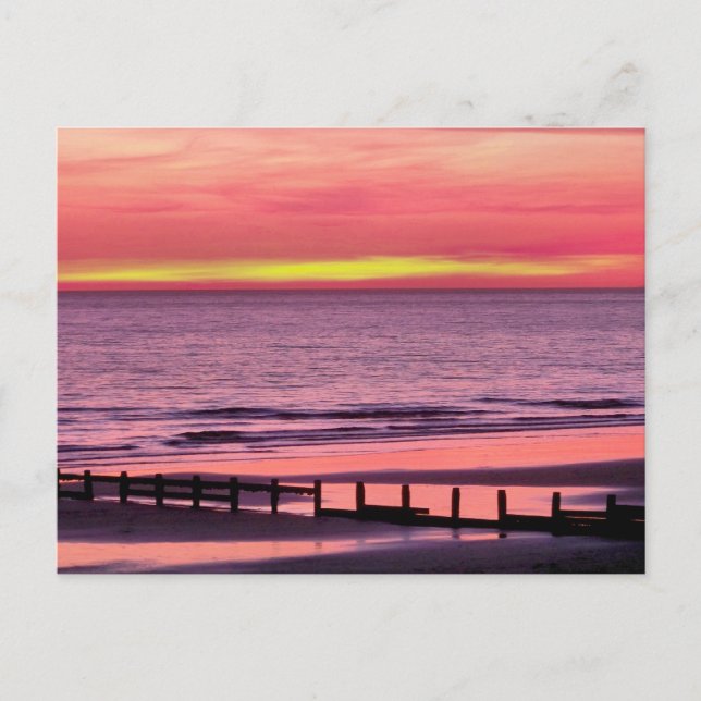 WELSH SUNSET POSTKARTE (Vorderseite)