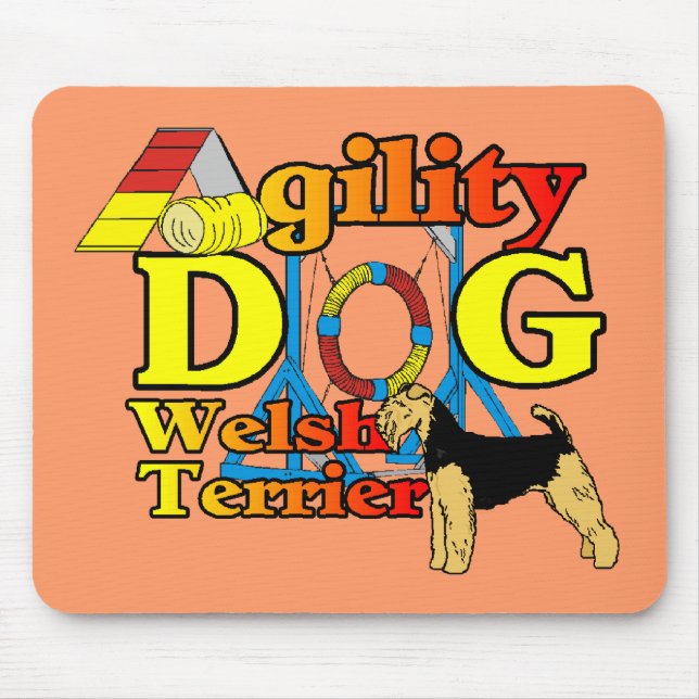 Welsh_Terrier_Agility Mousepad (Vorne)