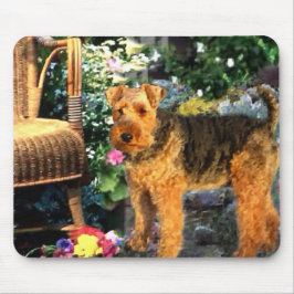 Welsh Terrier Art Geschenke Mousepad