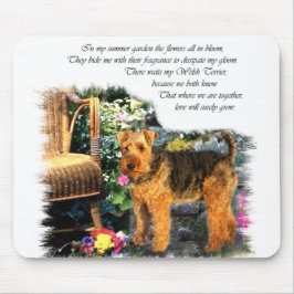 Welsh Terrier Art Geschenke Mousepad