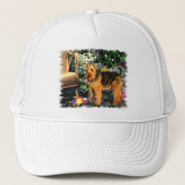 Welsh Terrier Art Geschenke Truckerkappe