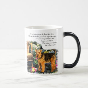 Welsh Terrier Art Geschenke Verwandlungstasse