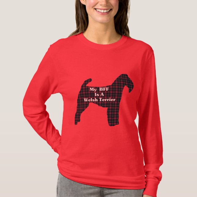 Welsh Terrier BESTE FREUNDIN Geschenke T-Shirt (Vorderseite)