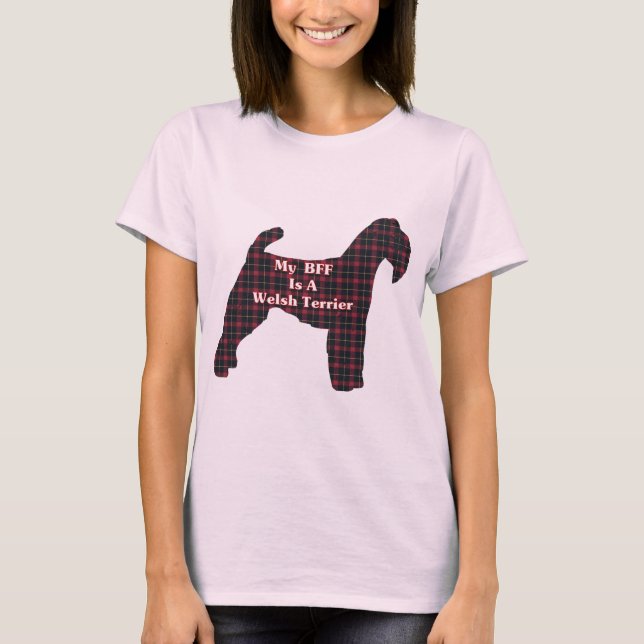 Welsh Terrier BESTE FREUNDIN Geschenke T-Shirt (Vorderseite)