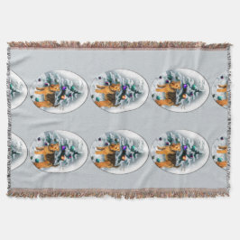 Welsh Terrier Christmas Decke