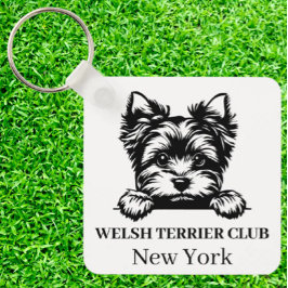 Welsh Terrier Club Schlüsselanhänger