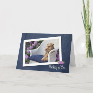 Welsh Terrier denkt an Sie Karte