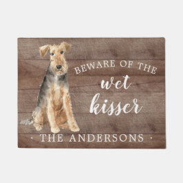 Welsh Terrier Dog Personalisiert Dog Mat Fußmatte