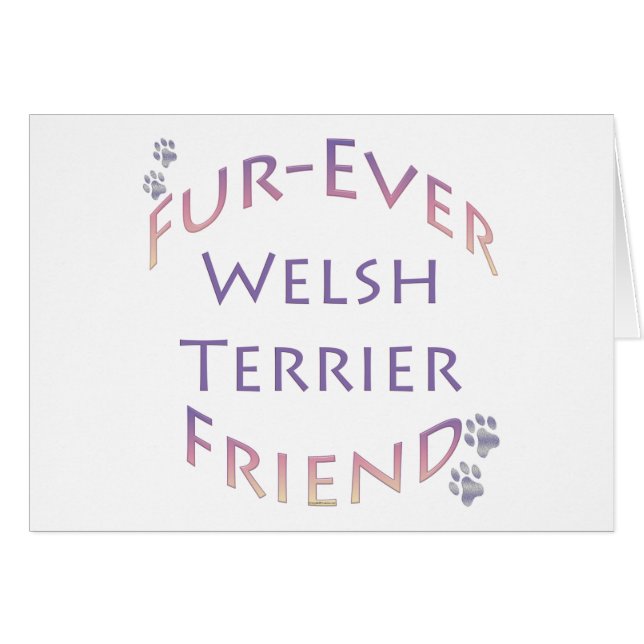 Welsh Terrier Furever Friend (Vorderseite (Horizontal))
