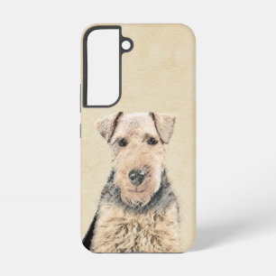 Welsh-Terrier-Gemälde - Süße originelle Hundekunst Samsung Galaxy Hülle