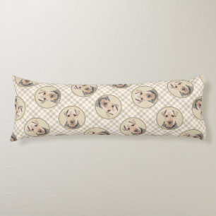 Welsh Terrier Painting WT Niedlich Original Hunde  Seitenschläferkissen