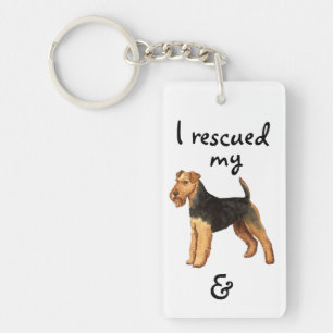 Welsh Terrier Rescue Schlüsselanhänger