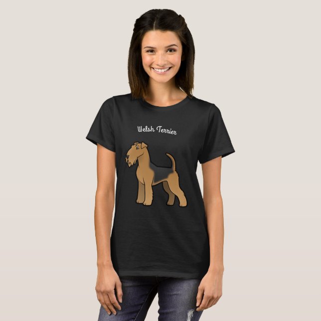 Welsh Terrier T-Shirt (Vorne ganz)