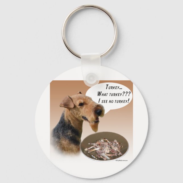 Welsh Terrier Türkei Schlüsselanhänger (Vorderseite)