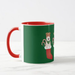 Welsh Wire Fox Terrier Dogs Weihnachten Tasse