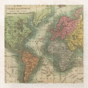 Welt 4 glasuntersetzer