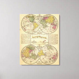 Welt 5 leinwanddruck