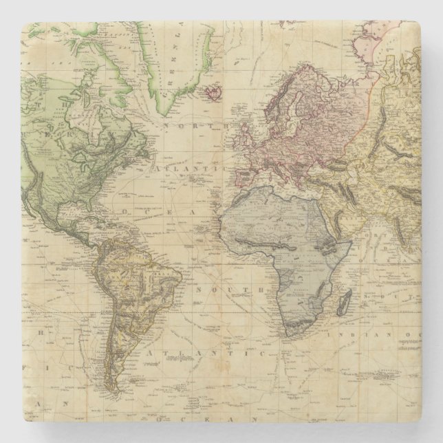 Welt 5 steinuntersetzer (Vorderseite)