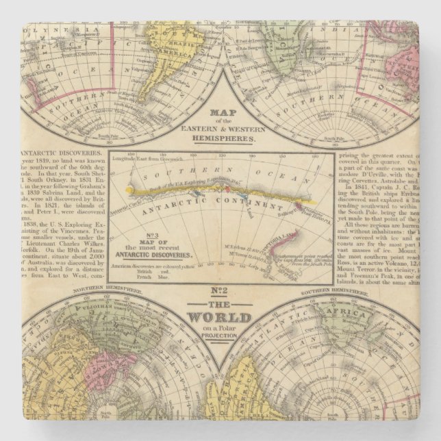 Welt 7 steinuntersetzer (Vorderseite)