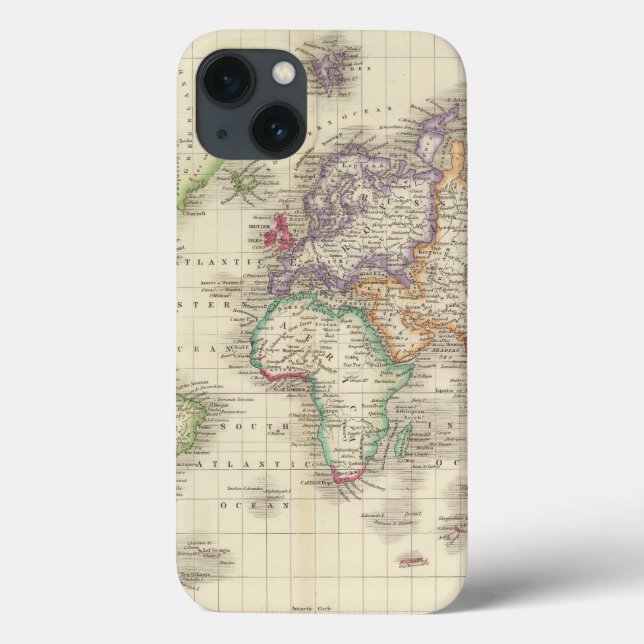 Welt 9 Case-Mate iPhone hülle (Rückseite)