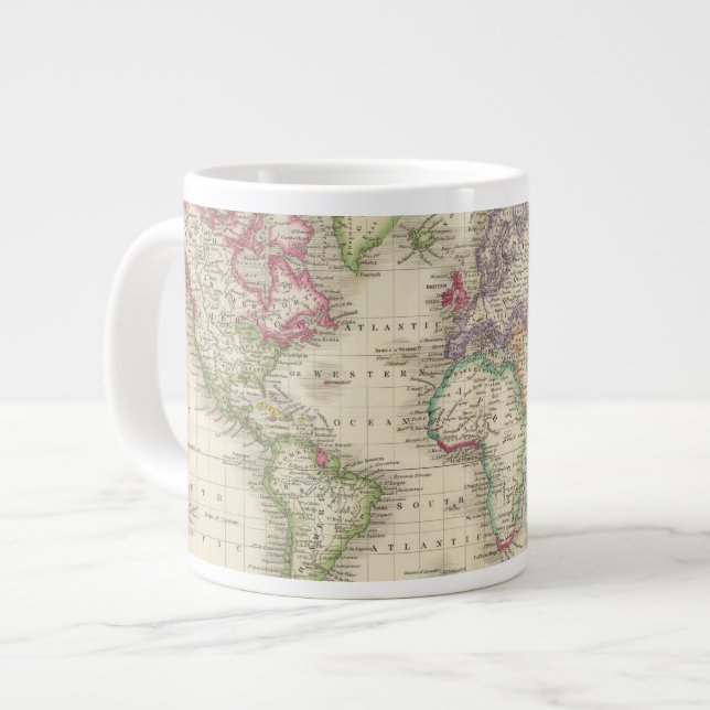 Welt 9 Jumbo-Tasse (Vorderseite Links)