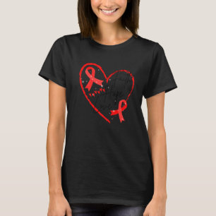 Welt-Aids-Tag Red Ribbon Faith Hope Liebe Aids Sup T-Shirt
