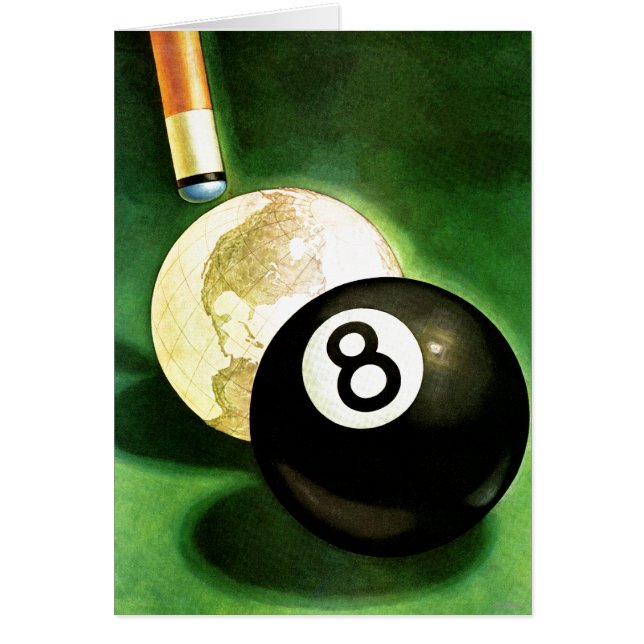 Welt als Cue Ball (Vorne)
