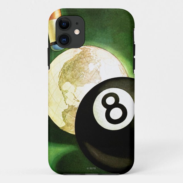 Welt als Spielball Case-Mate iPhone Hülle (Rückseite)