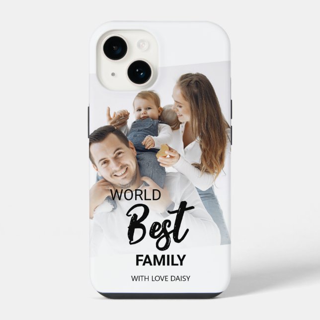 WELT BEST FAMILY iPhone HÜLLE (Rückseite)