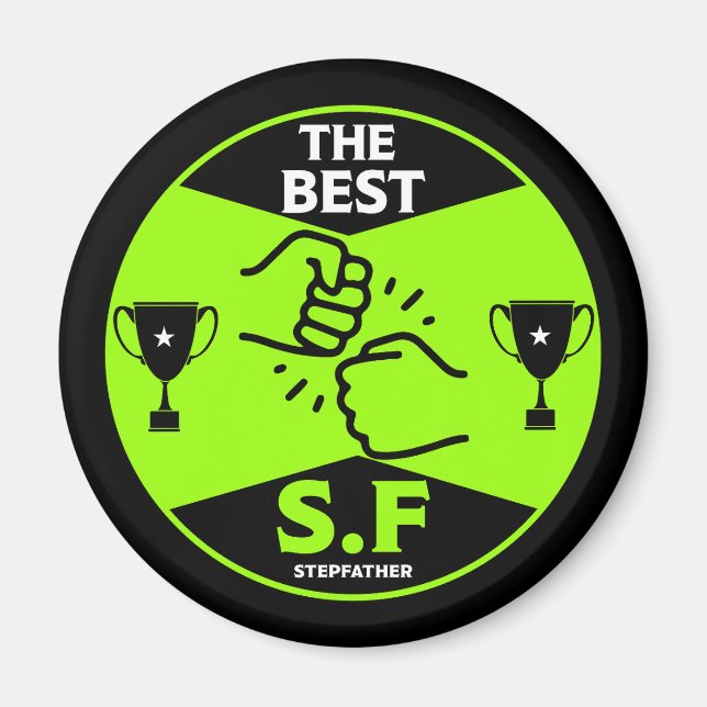 WELT BEST STEPFATHER MAGNET (Vorne)