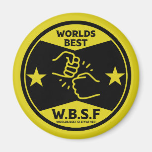 WELT BEST STEPFATHER MAGNET