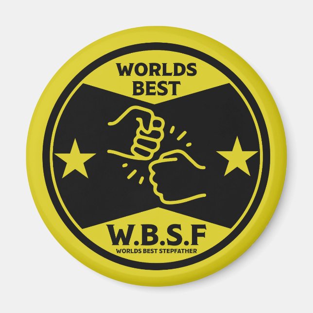 WELT BEST STEPFATHER MAGNET (Vorne)
