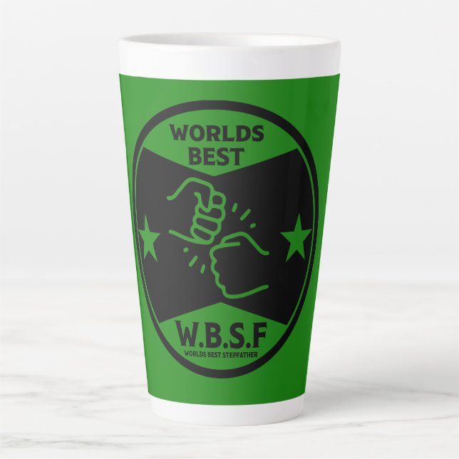 WELT BEST STEPFATHER MILCHTASSE (Vorderseite)