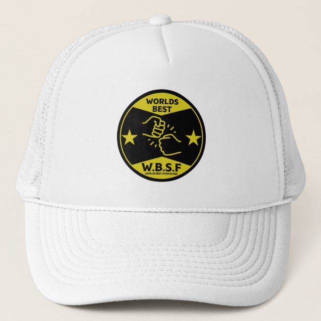 WELT BEST STEPFATHER TRUCKERKAPPE (Vorderseite)