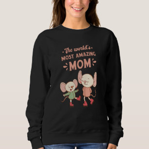 Welt beste Eislauf-Mama Sweatshirt