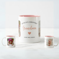 Welt Bestes Oma 2 Foto Moderne Keepake Tasse