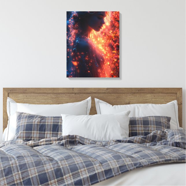 Welt der Fantasie Leinwanddruck (Insitu (Schlafzimmer))