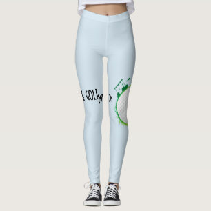 Welt der Golf Nummernschilder Inhaber. Nummernschi Leggings