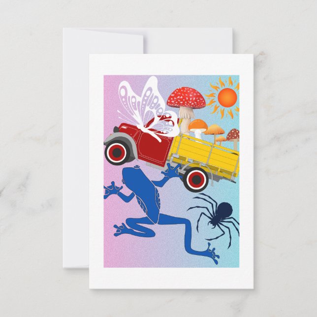 Welt der Wunder Dankeskarte (Vorderseite)