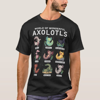 Welt der wunderbaren Axolotl Cute Kawaii Axolotl T-Shirt
