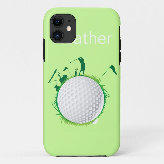 Welt des Golfs Case-Mate iPhone Hülle (Rückseite)