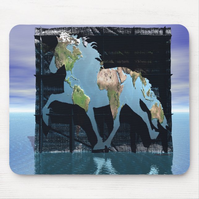 Welt des Isländers Mousepad (Vorne)