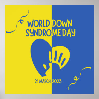Welt-Down-Syndrom-Tag Poster